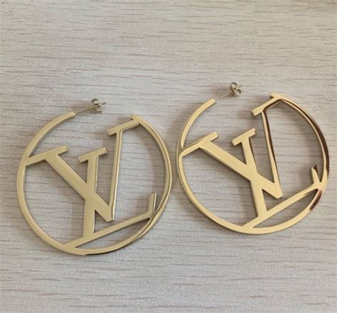 faux Louis Vuitton earrings